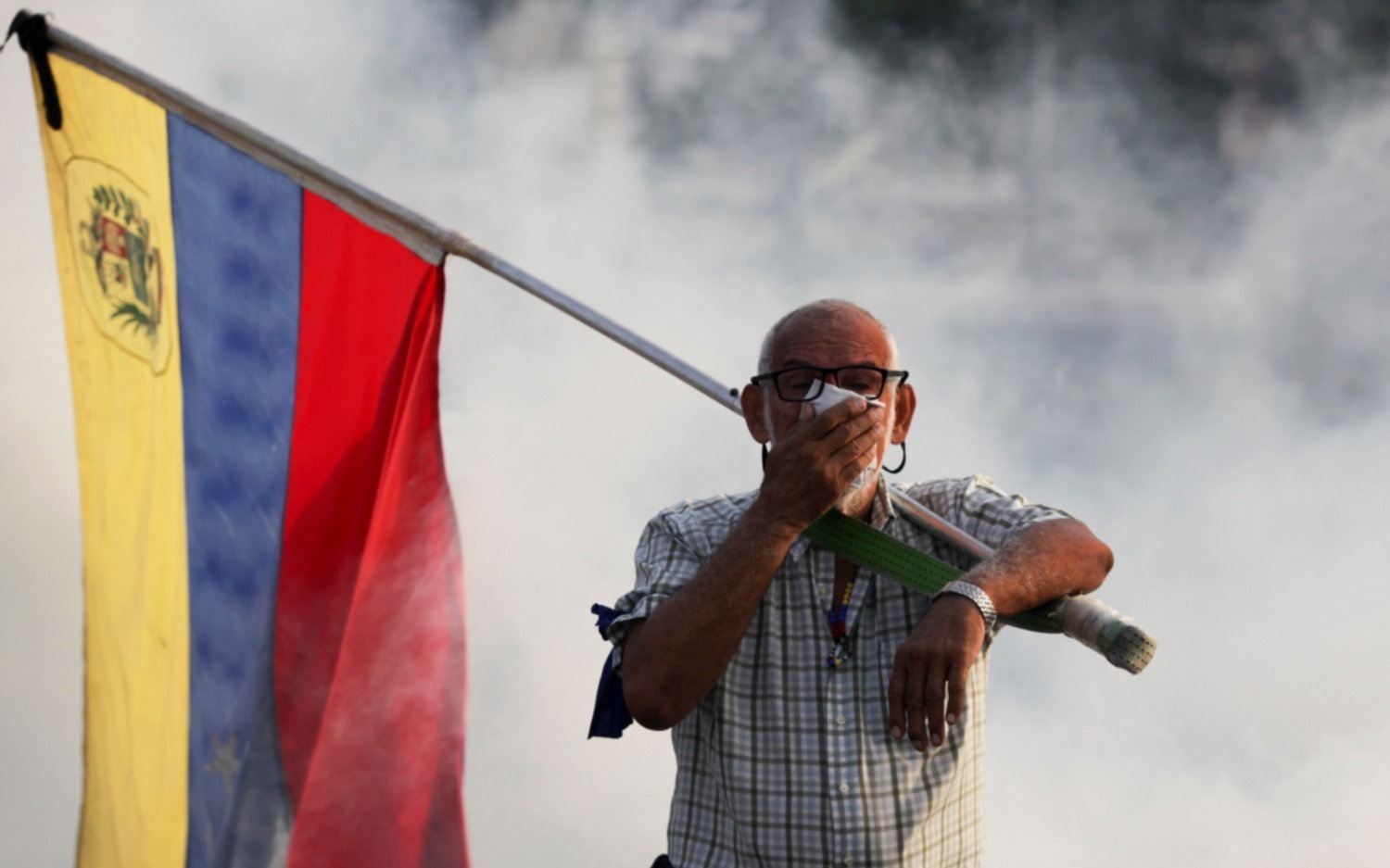 Guaidó encabezó una nueva protesta en Caracas y prometió que no dejará de "luchar"