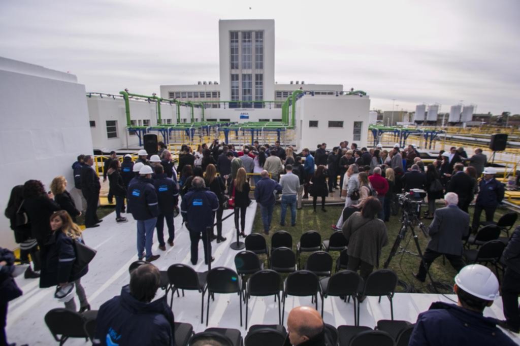 Inauguraron las obras en la Planta Potabilizadora