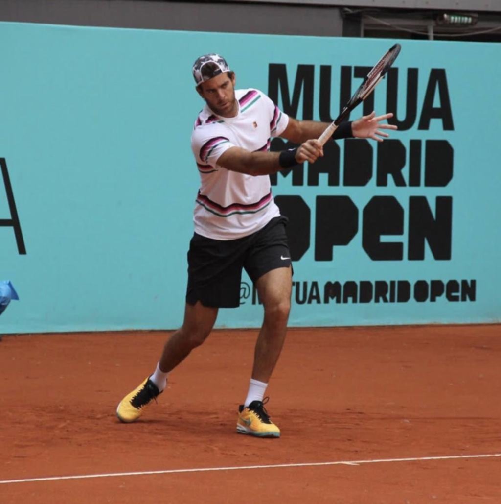 Del Potro entrenó en Madrid y se prepara para su reaparición