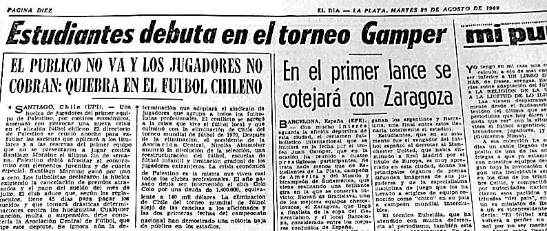 Así cubrió EL DÍA la participación pincha en la Gamper 1969