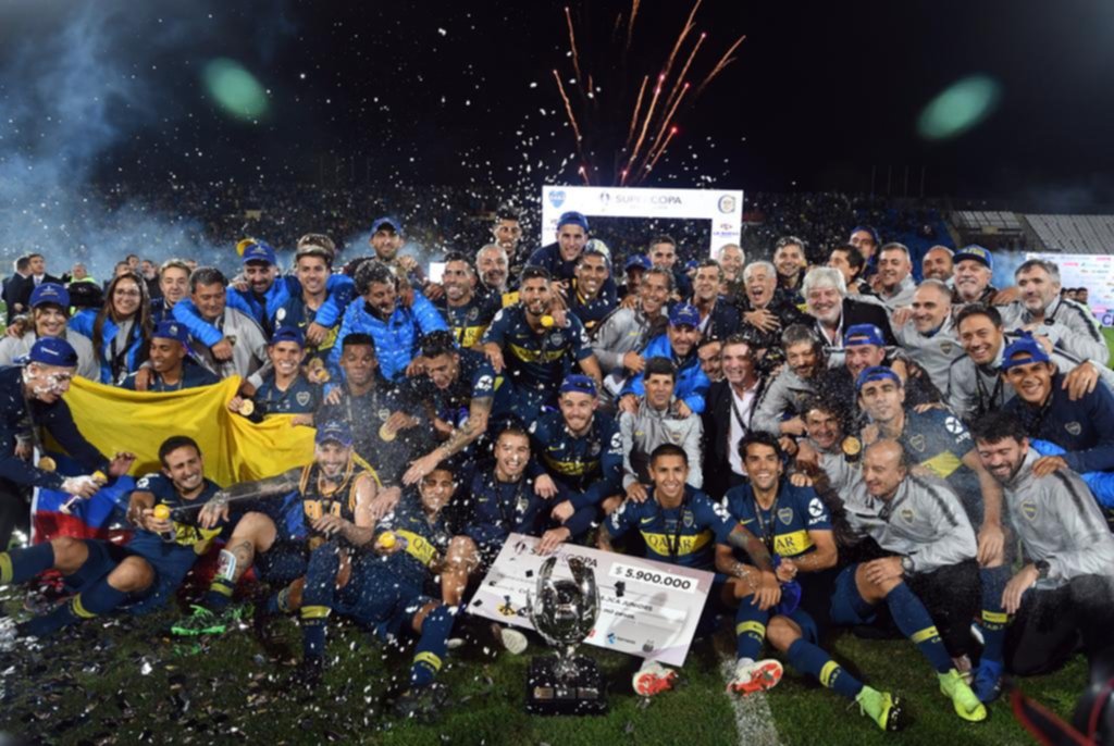 Boca se sacó la mufa en la Supercopa y gritó campeón