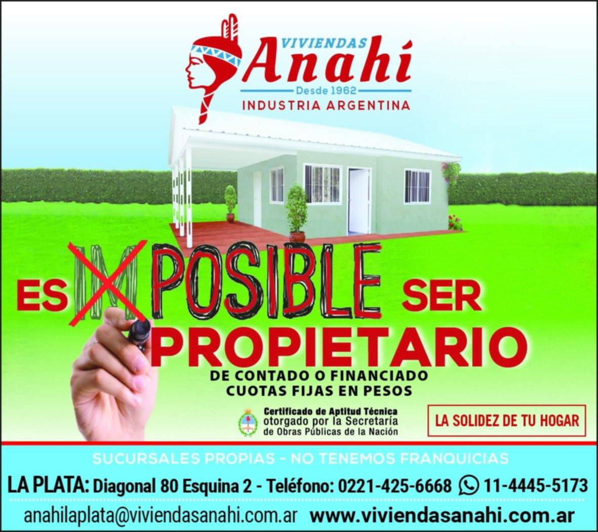 Viviendas Anahí te espera con grandes oportunidades