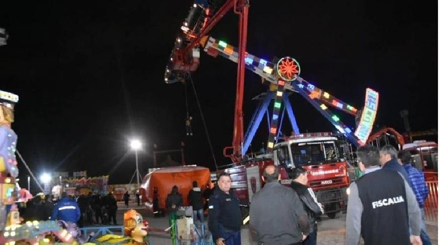 Noche de pánico en un parque de diversiones de San Juan
