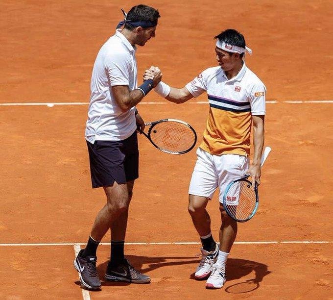 Del Potro volvió a las canchas con un triunfo en dobles y sin acusar dolores en la rodilla