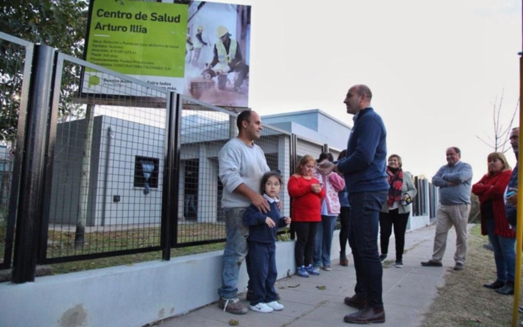 Recorren obra del Centro de Atención Primaria de la Salud Arturo Illia