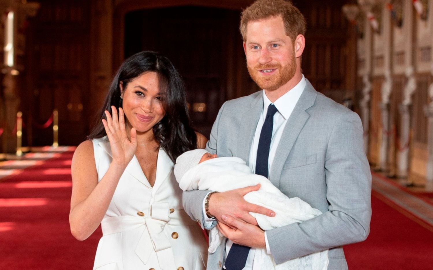 Meghan y el príncipe Harry presentaron a su primer hijo