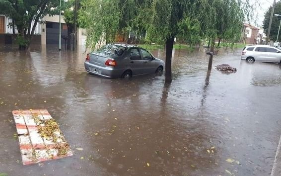 La tormenta trajo anegaciones