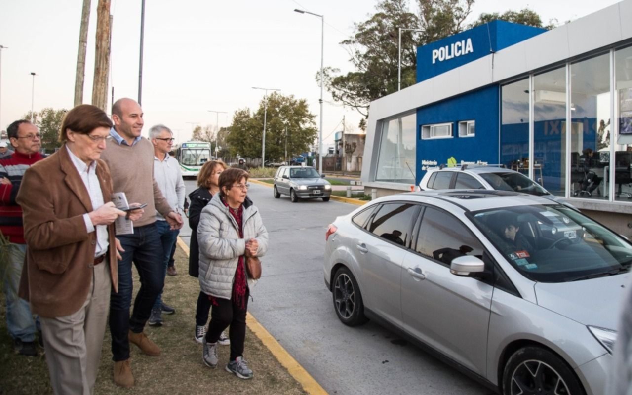 Molina recorrió la renovada Avenida Mitre