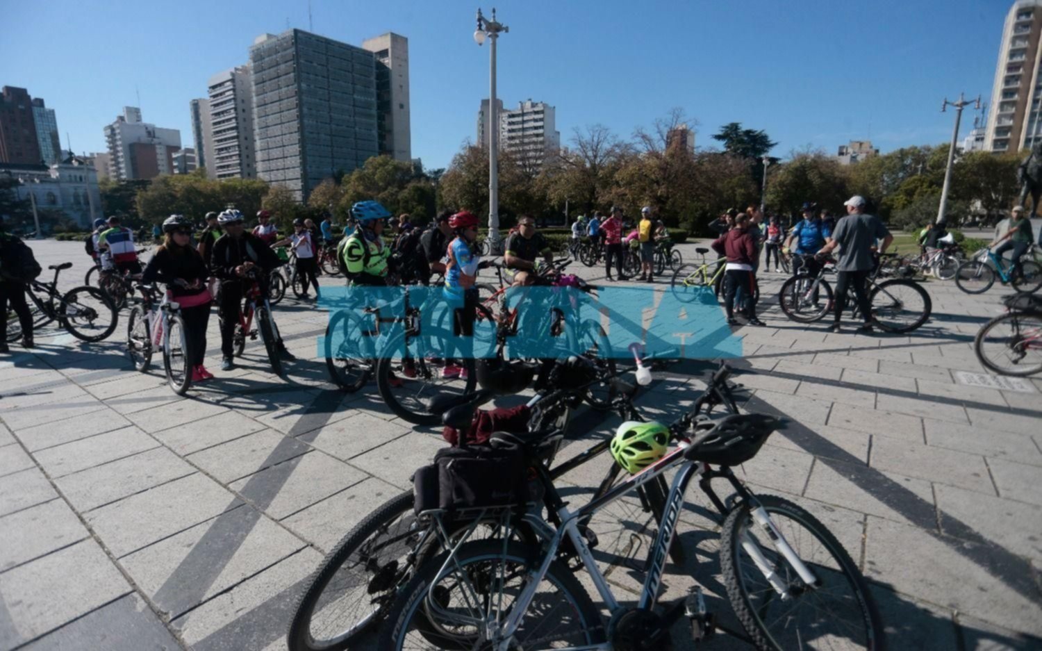  Ciclistas se movilizaron para denunciar la inseguridad en la Región
