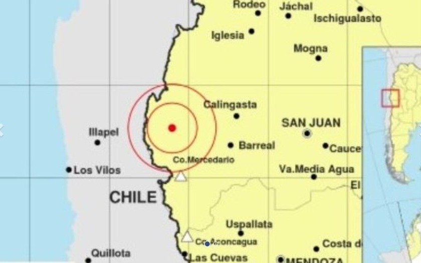 Un sismo de 5,6 grados se sintió en San Juan, Mendoza y La Rioja