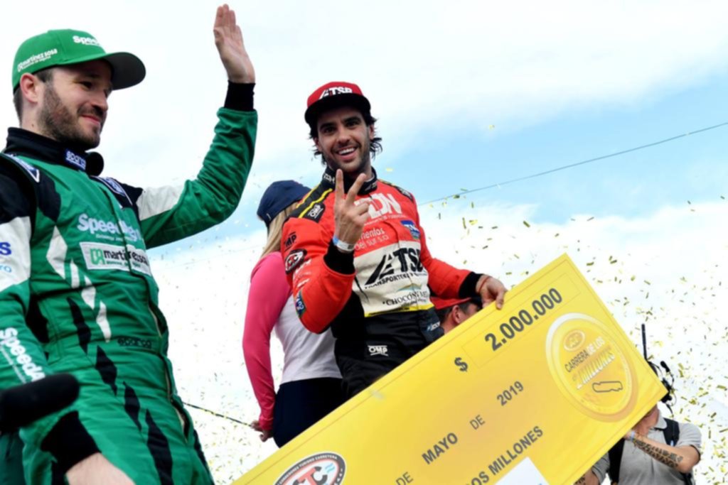 Urcera se llevó la carrera de Rafaela y el cheque por dos millones de pesos