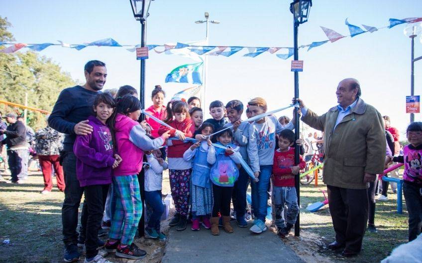 Nueva plaza en el barrio “Villa Rial” de Hudson