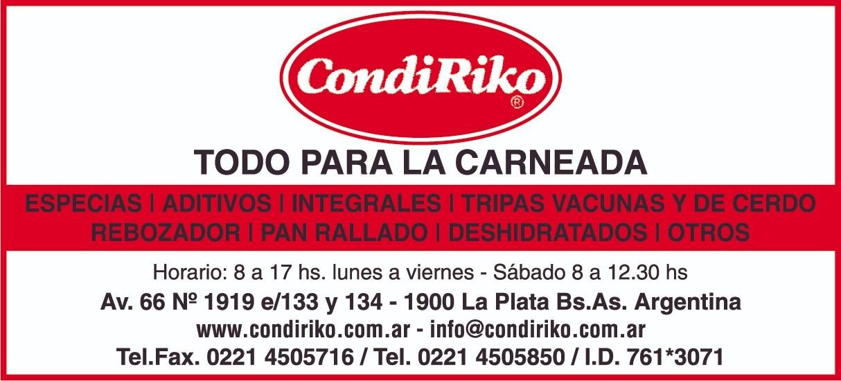 Condiriko: todo para la carneada