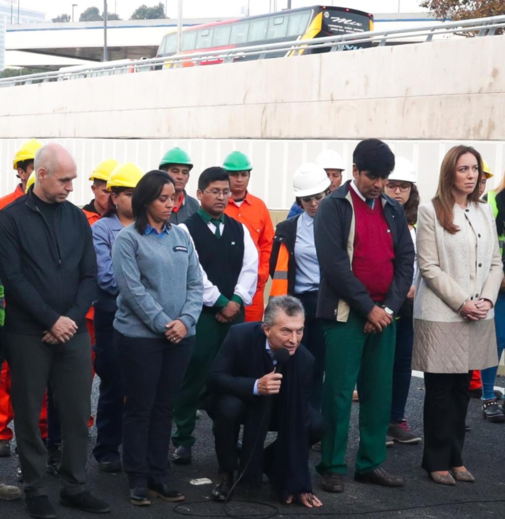 Macri al inagurar el Paseo del Bajo: “Esto es progreso, no relato”