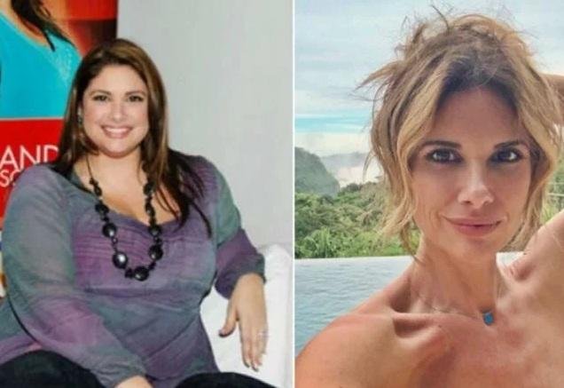 El antes y después de Alessandra Rampolla