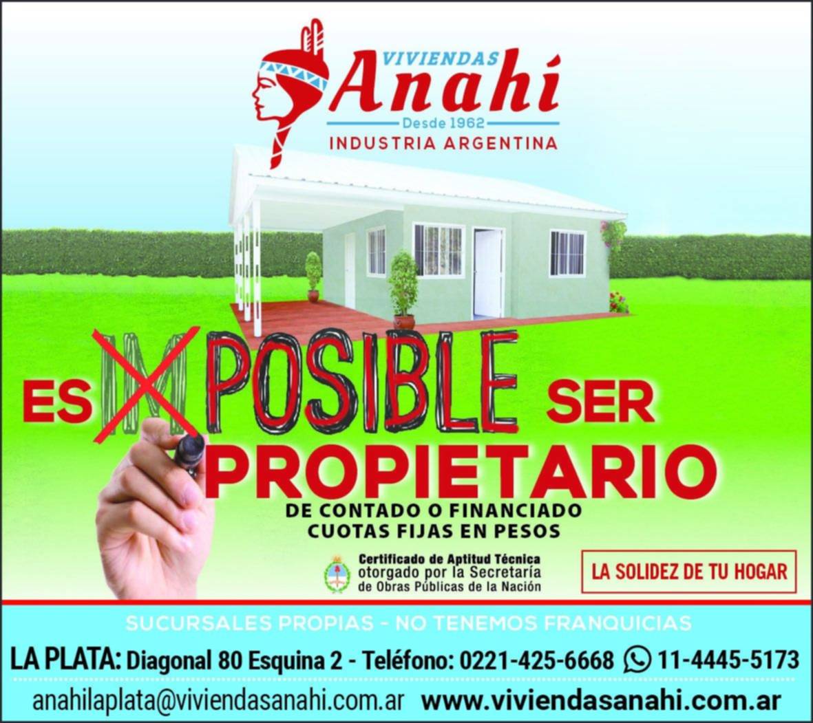 Viviendas Anahí te espera con grandes oportunidades