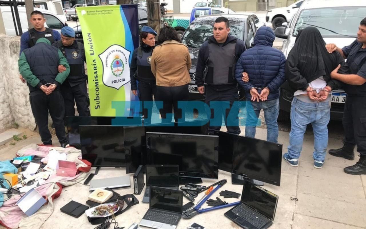 Por un "escruche" en San Carlos, detuvieron a 4 personas con domicilio en Capital