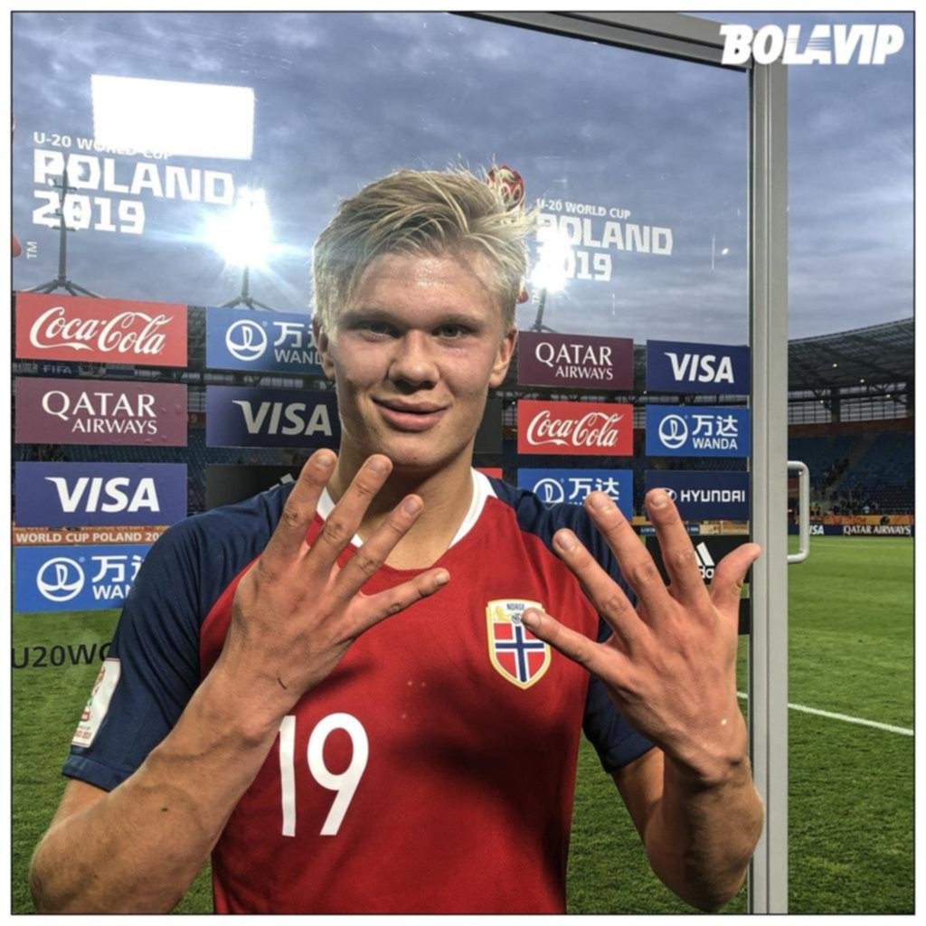 El noruego Haland no tuvo piedad y le hizo nueve goles a Honduras en el aplastante 12 a 0