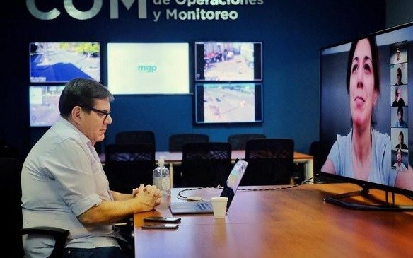 La ex gobernadora Vidal mantuvo reunión virtual con el intendente de Mar del Plata