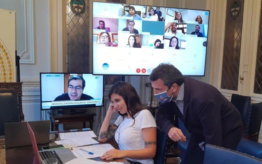 Diputados ajusta los últimos detalles técnicos y define el temario para sesionar a distancia