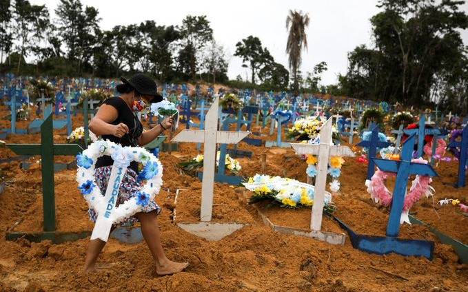 Brasil marca un nuevo récord de fallecimientos por coronavirus 