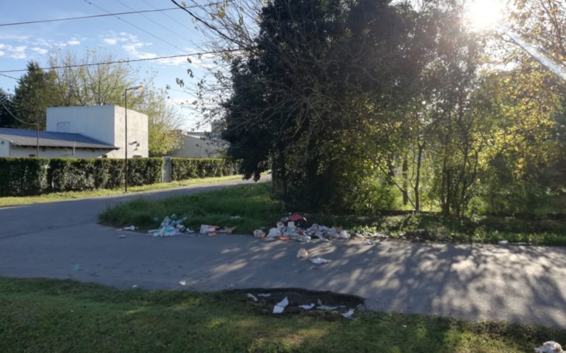 Vecinos de Villa Elisa denuncian la “formación de un basural”