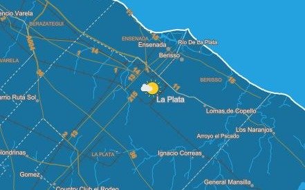 Domingo con temperatura agradable en La Plata