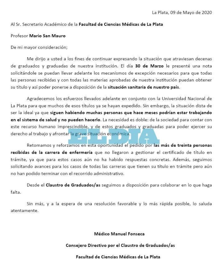 Buscan agilizar la entrega de títulos a nuevos profesionales de la salud: “Hay una necesidad sanitaria y otra económica”