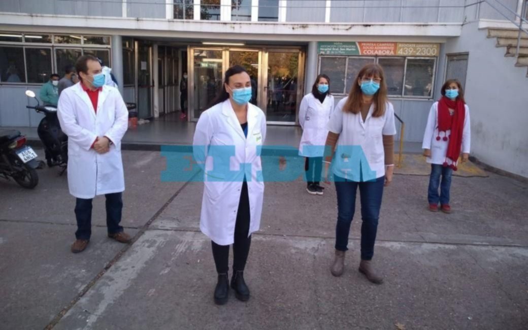 Muerte con coronavirus en el San Martín: "Hay 110 trabajadores de salud que tuvieron contacto y están aislados"
