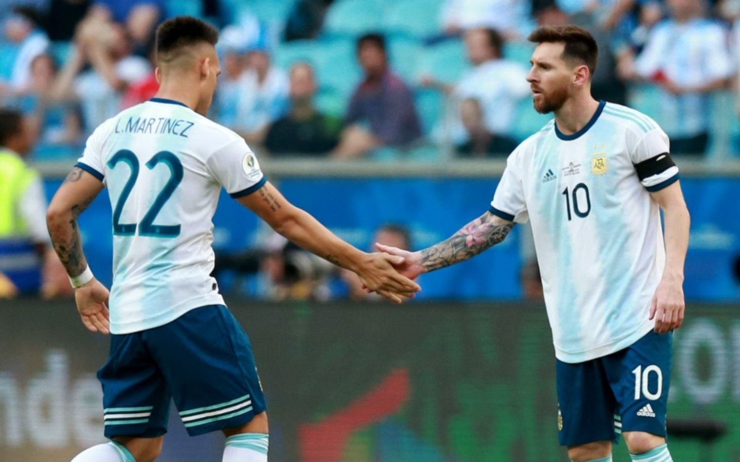 Messi le tiró flores a Lautaro Martínez, "es un delantero impresionante y muy completo"