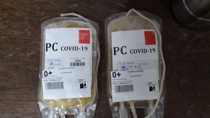 “Hay varios trabajos que destacan una mejoría en pacientes tratados con plasma”