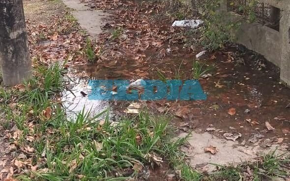 El agua y el barro está causando dolores de cabeza en un barrio de Ensenada