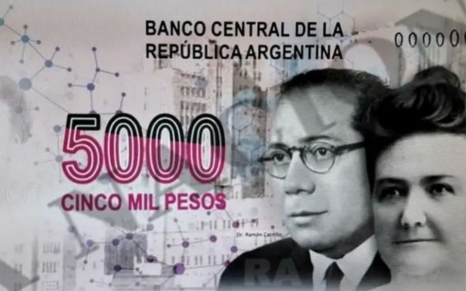 Crece la polémica por la imagen de Carrillo en el billete de 5 mil pesos