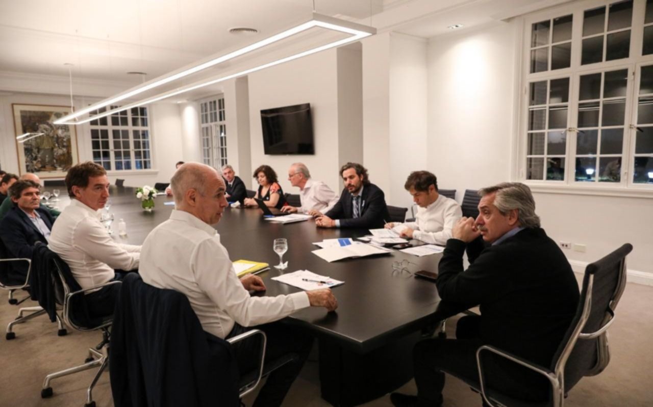 Fernández, Kicillof y Rodríguez Larreta coincidieron en que "no hay margen para flexibilizar nada"