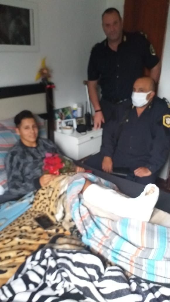 Evoluciona favorablemente la policía que sufrió fractura expuesta en un procedimiento