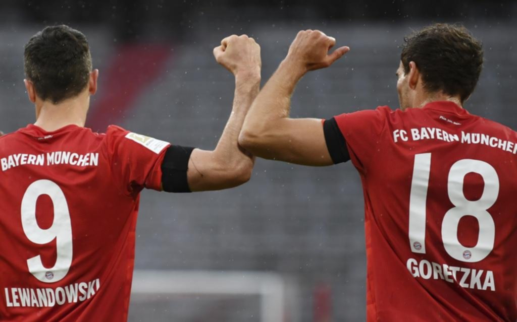 El Bayern no tuvo problemas y se encamina al título
