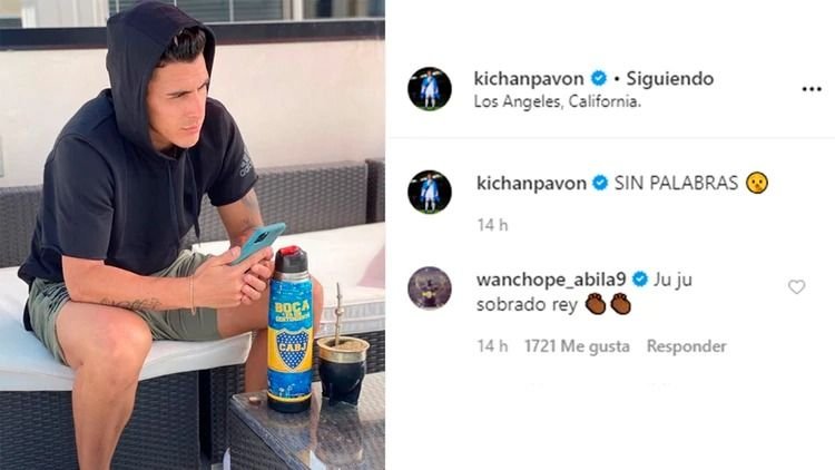 La foto de Pavón en las redes que dio mucho que hablar en Boca