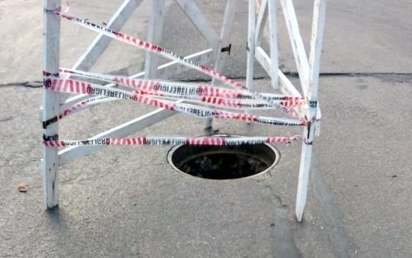Peligro en el barrio La Loma por un pozo profundo