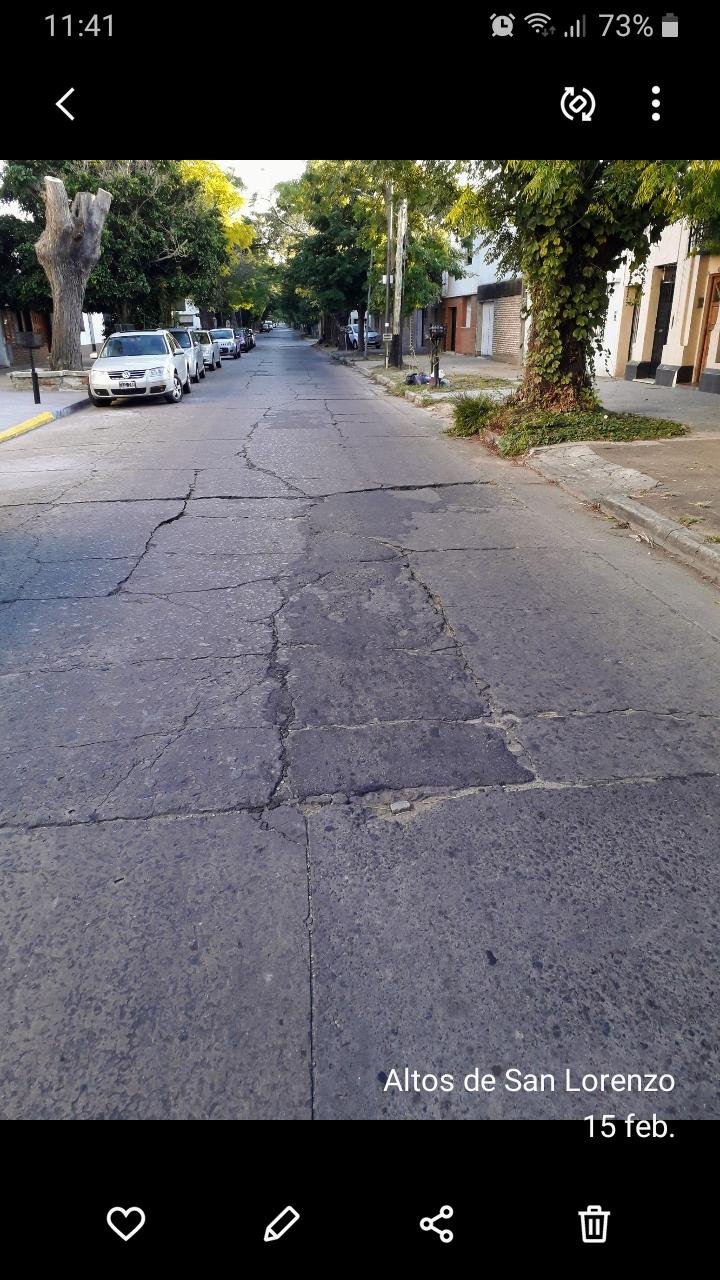 Calle y alumbrado, demandas de vecinos de 68 entre 5 y 6