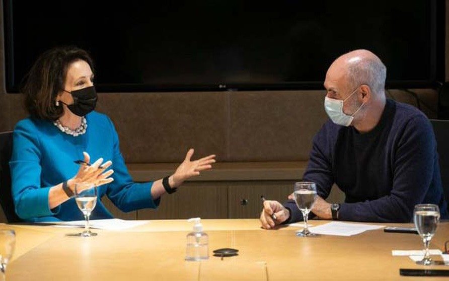 Larreta negocia de manera directa con Estados Unidos para conseguir vacunas para Capital Federal