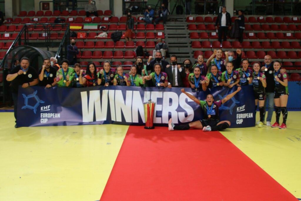 La platense Campigli se consagró campeona europea de handball