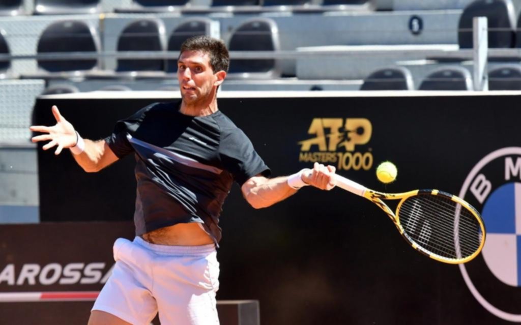 Delbonis quiere prolongar su buen momento y debuta Schwartzman, en Italia