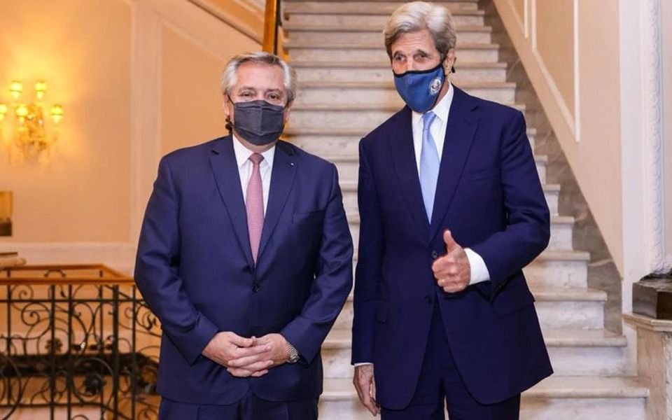 Alberto Fernández se reunió con John Kerry y hablaron de Venezuela: "Le di mi opinión de lo que yo veo"