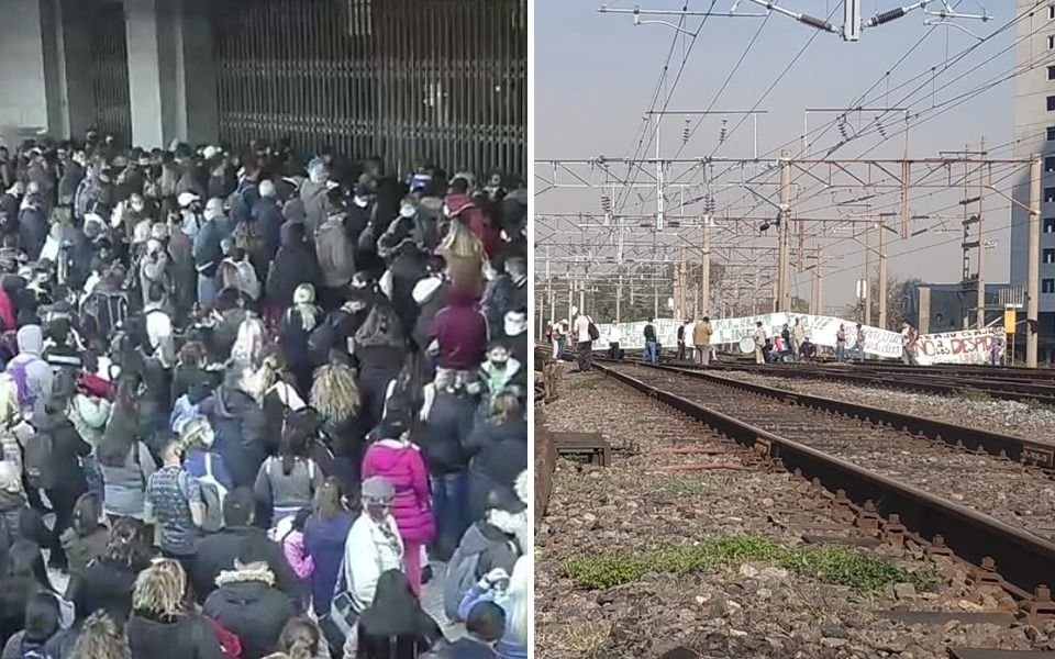 Caos en Constitución: se liberó el piquete en las vías y se normaliza el servicio de trenes