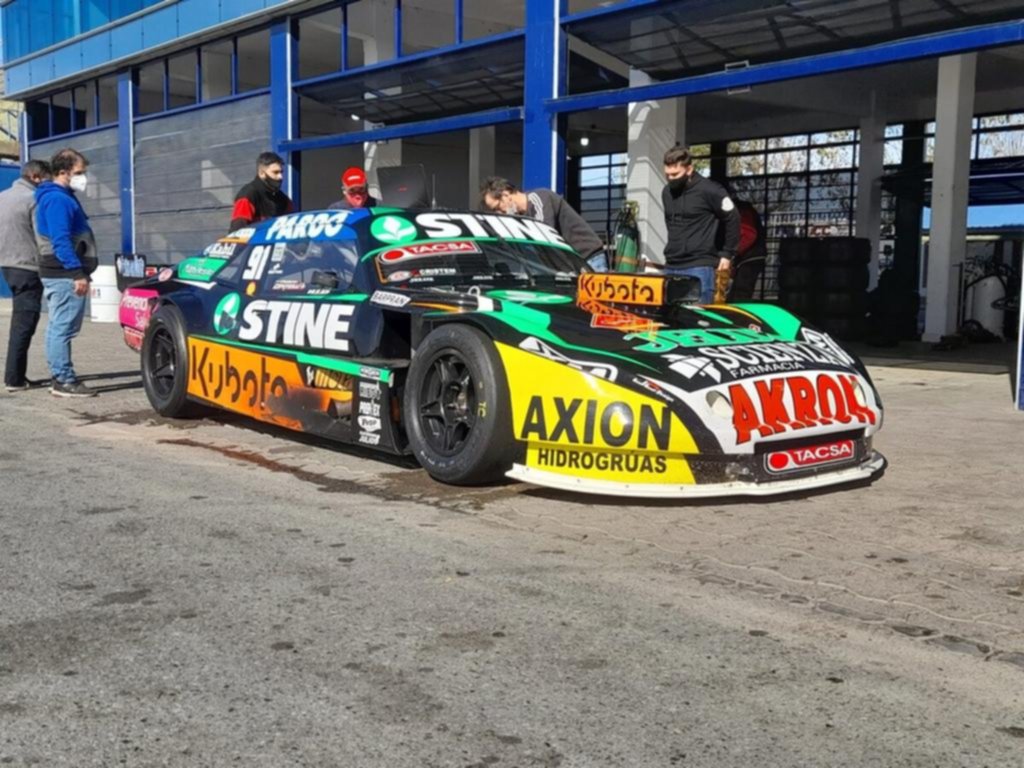 Ortelli probó su Chevrolet en el Mouras