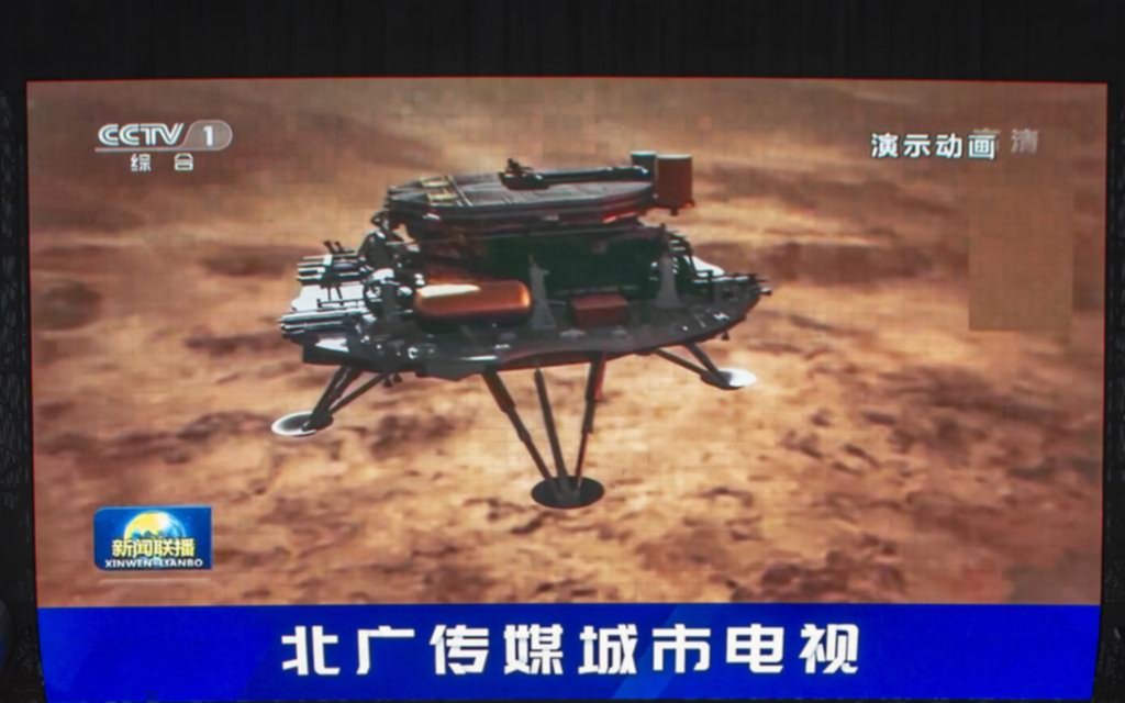 China también logra posar un robot en el planeta rojo