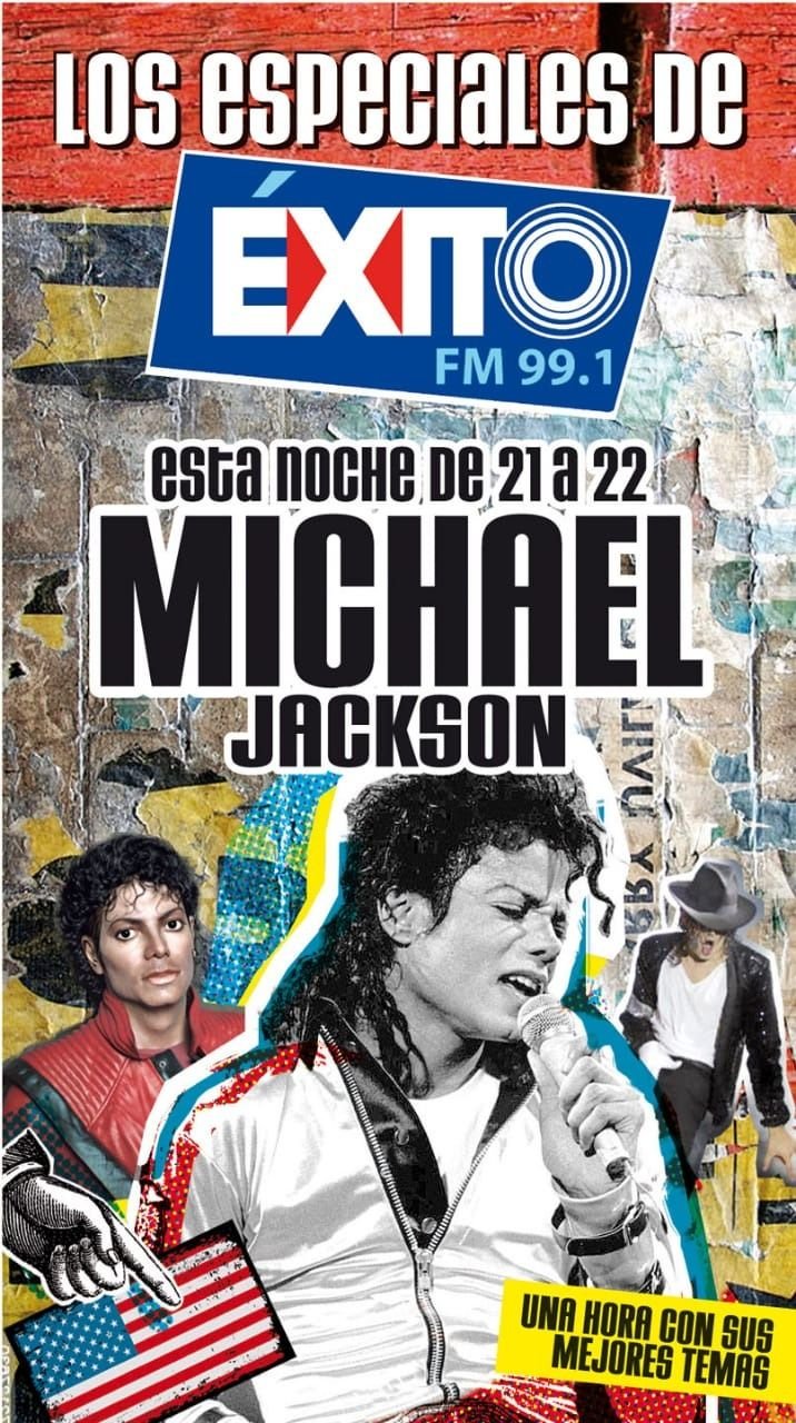 Michael Jackson será esta noche protagonista de lujo del especial de Éxito FM 99.1