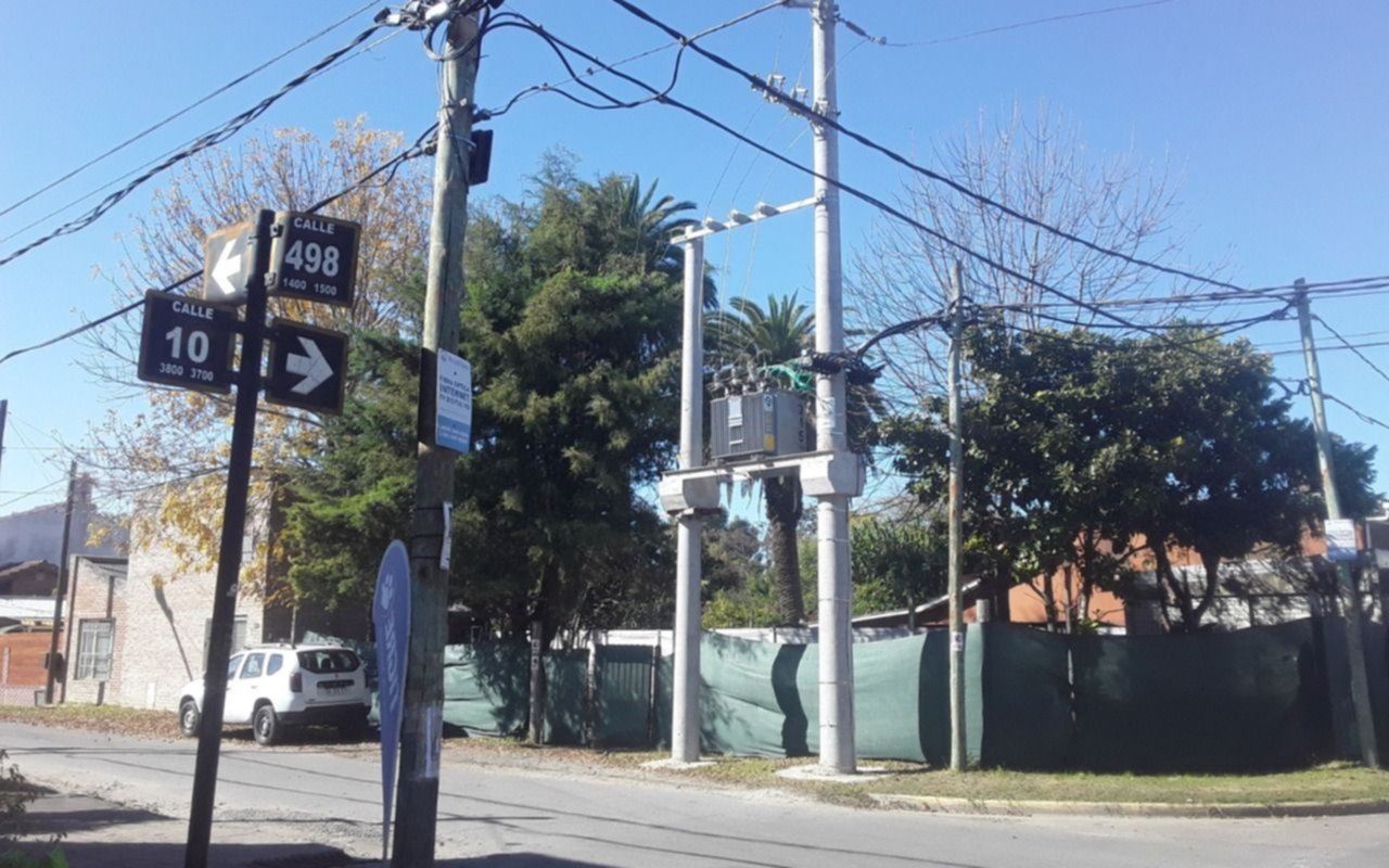 EDELAP amplía la red eléctrica en Villa Castells