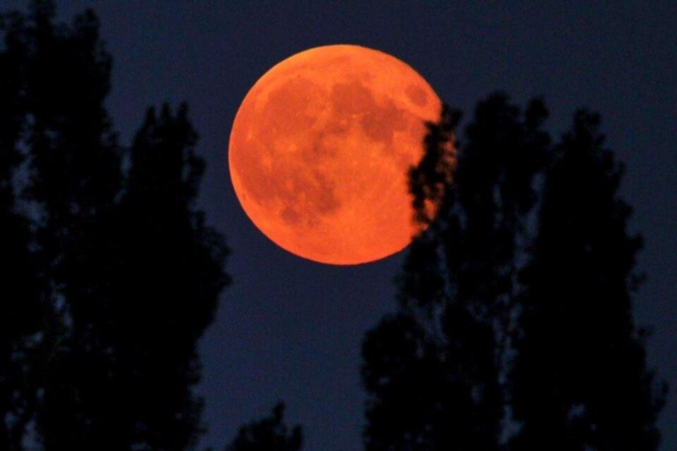 Espectáculo en el cielo: Luna de Sangre, un eclipse lunar total