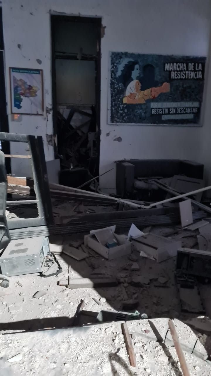 Bahía Blanca: denuncian ataque con material explosivo a un local del Frente de Todos